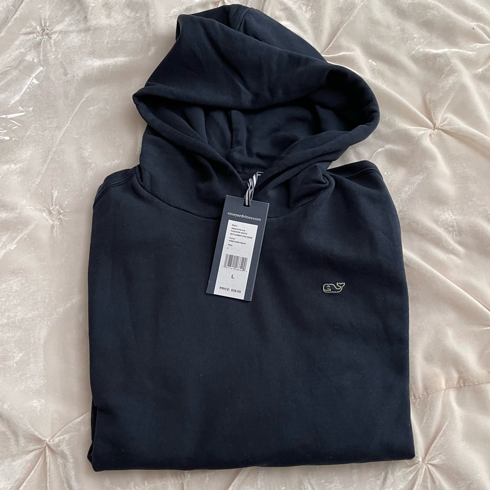 Vineyard Vines - Navy Sun-Washed Hoodie